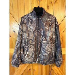 DUXBAK Reversible RealTree Hardwoods Camo Hunting Jacket Men’s Medium (3874)
